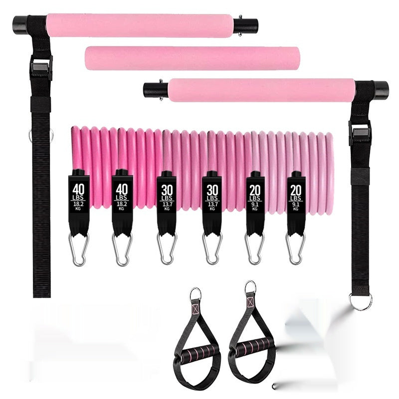 Yoga Fitness Rod with Stretching Rope – Full Body Workout & Flexibility Trainer