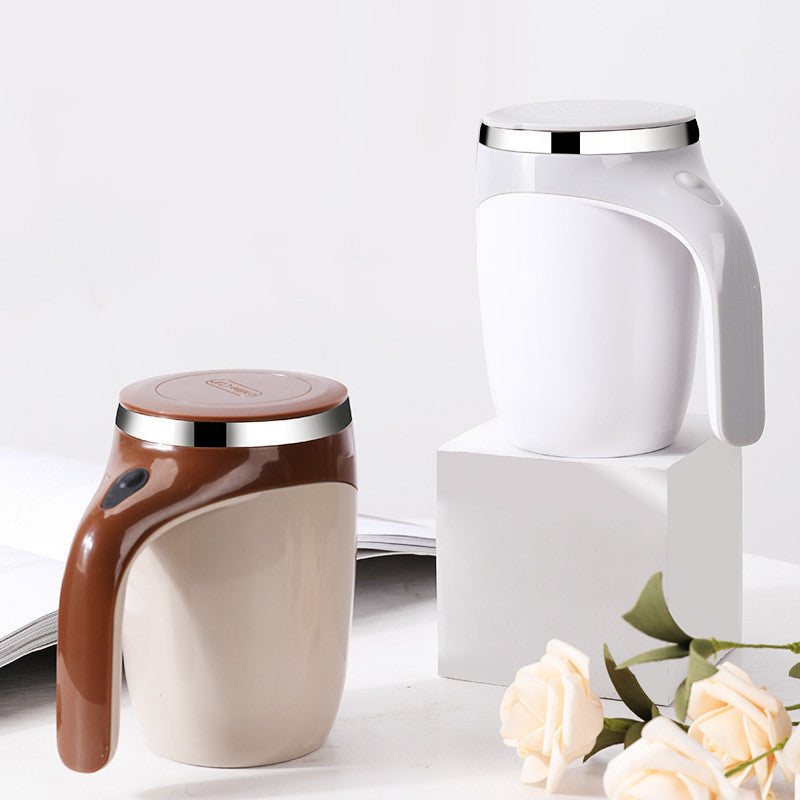 Rechargeable Automatic Self-Stirring Coffee Cup – Electric Magnetic Mixer Mug