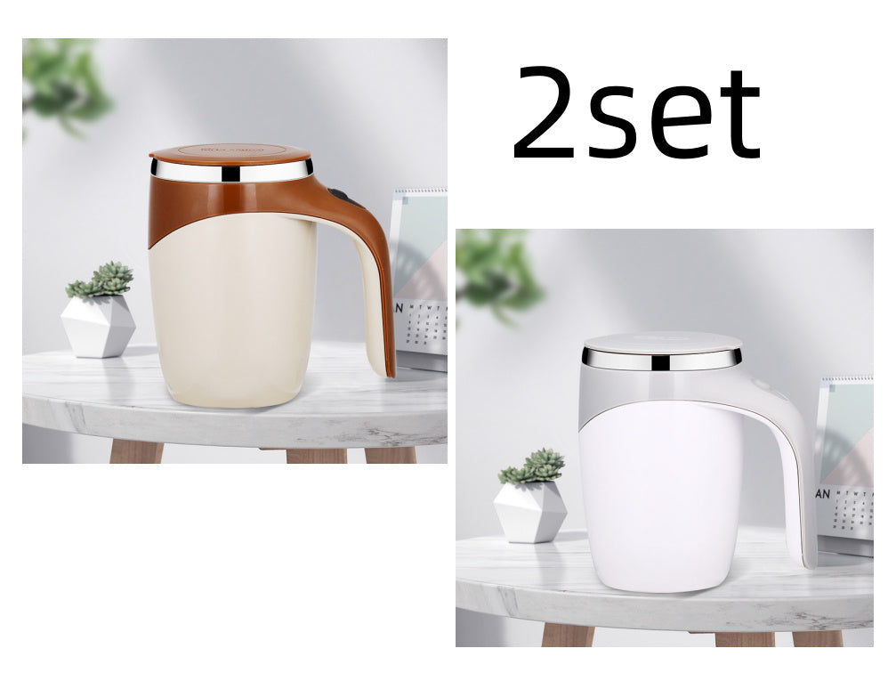 Rechargeable Automatic Self-Stirring Coffee Cup – Electric Magnetic Mixer Mug