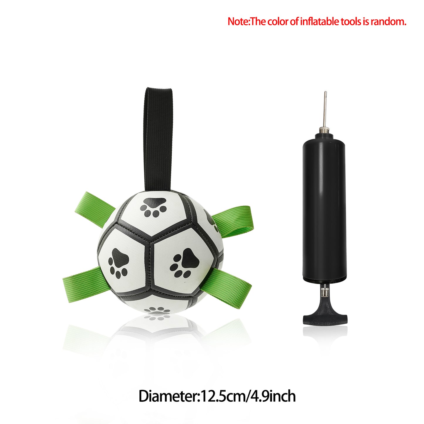 Interactive Dog Soccer Ball – Durable Football Training Toy for Large Dogs & Outdoor Play