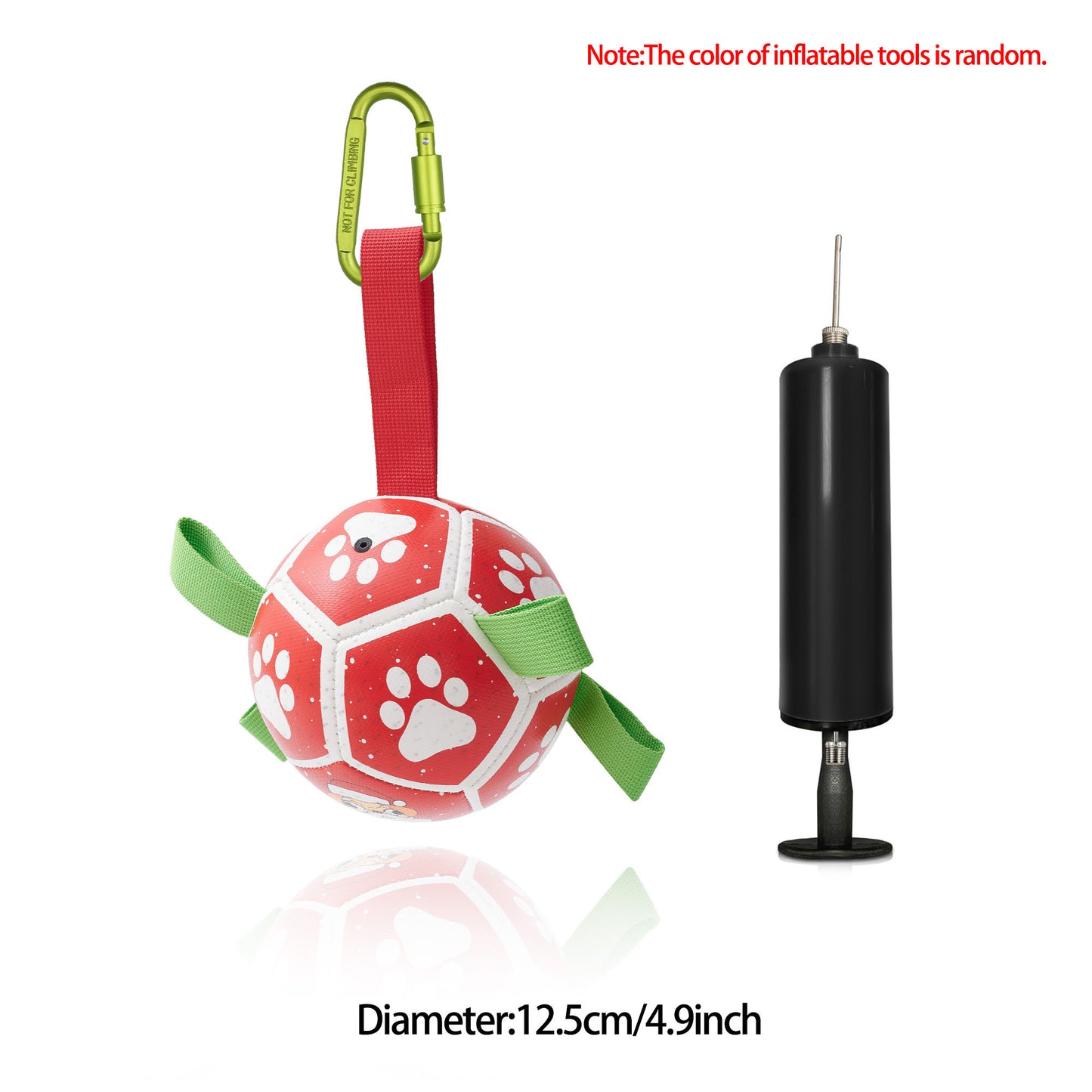 Interactive Dog Soccer Ball – Durable Football Training Toy for Large Dogs & Outdoor Play