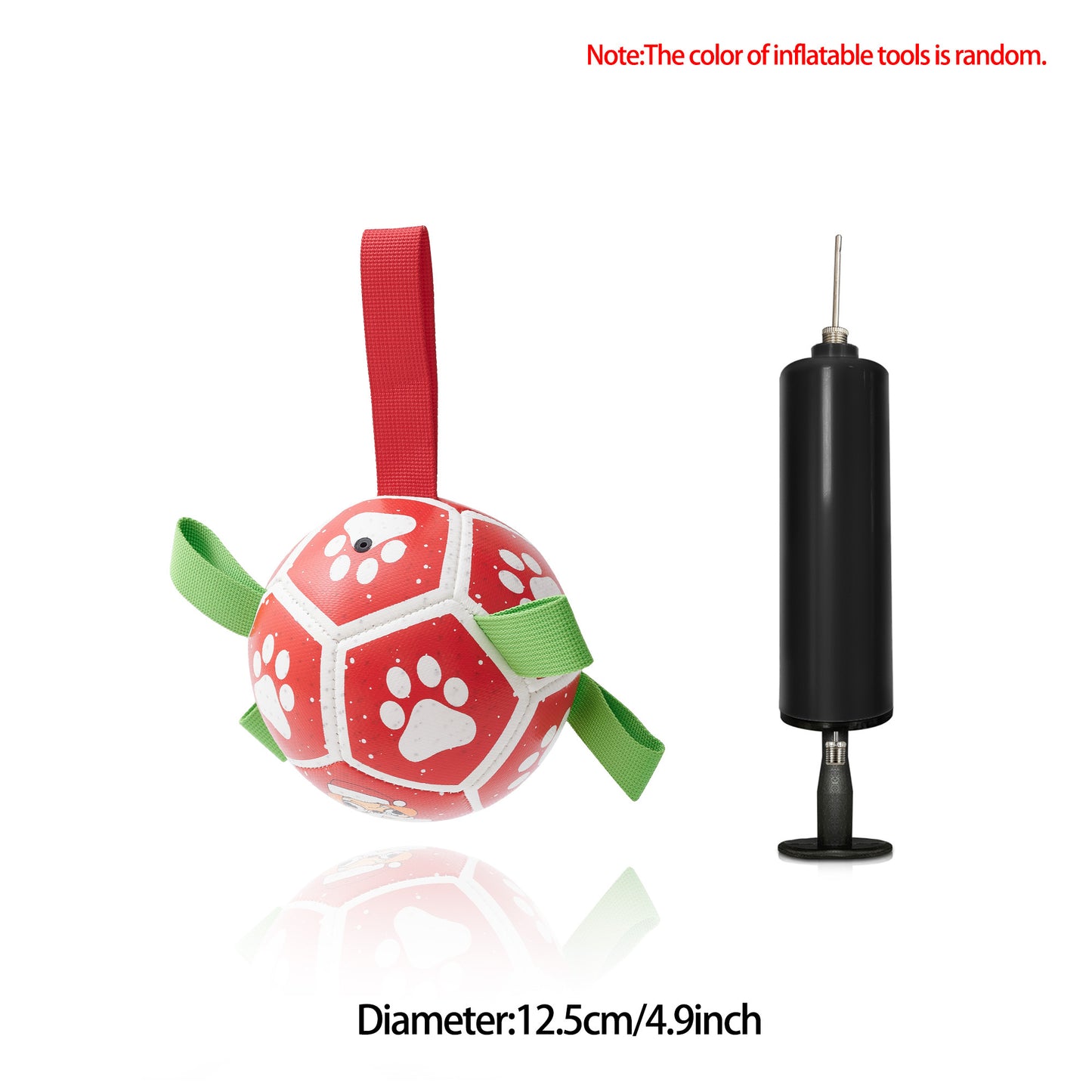 Interactive Dog Soccer Ball – Durable Football Training Toy for Large Dogs & Outdoor Play