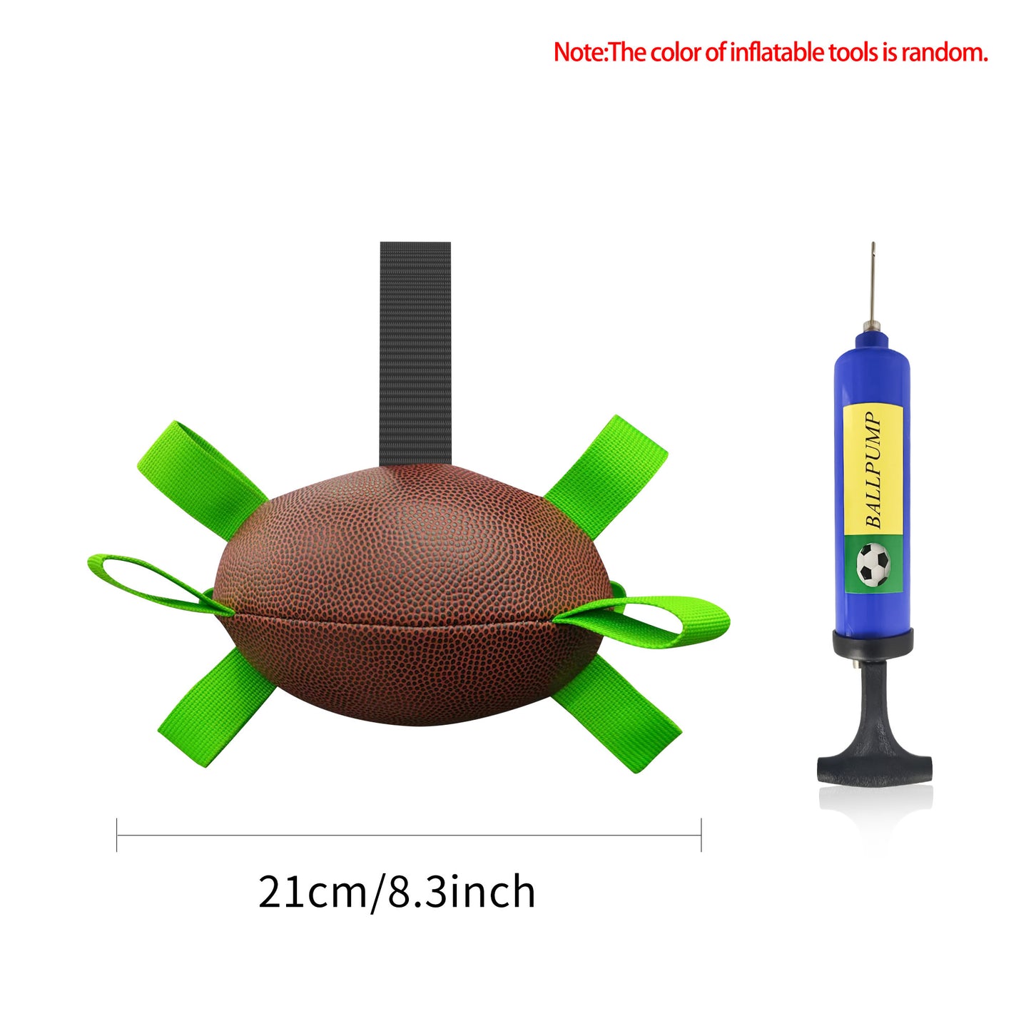 Interactive Dog Soccer Ball – Durable Football Training Toy for Large Dogs & Outdoor Play