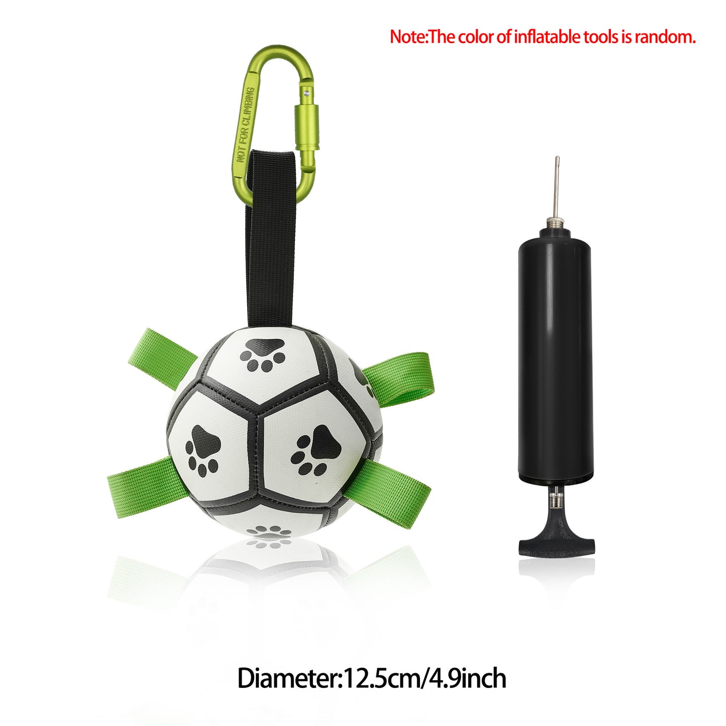 Interactive Dog Soccer Ball – Durable Football Training Toy for Large Dogs & Outdoor Play