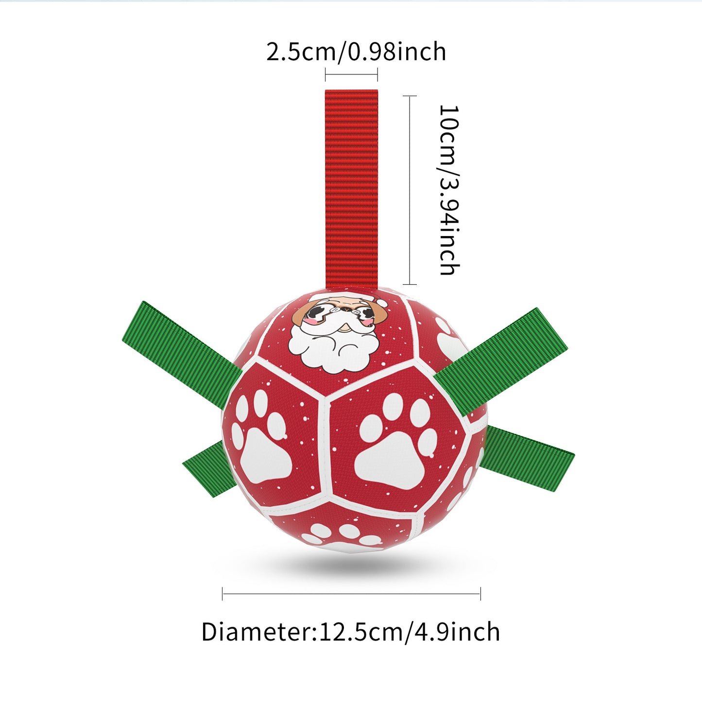 Interactive Dog Soccer Ball – Durable Football Training Toy for Large Dogs & Outdoor Play