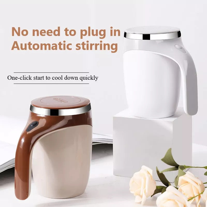 Rechargeable Automatic Self-Stirring Coffee Cup – Electric Magnetic Mixer Mug